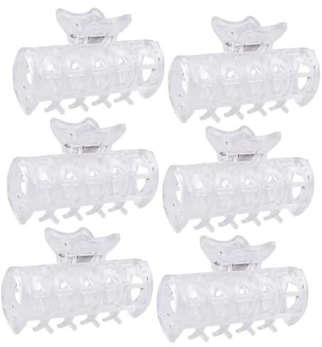 SHERCHPRY 6stücke Teiliges Haarklammern Für Lockenwickler Praktische Rutschfeste Clips Für Haarstyling Und Friseurwerkzeuge Haltbare Und Praktische Locken-clips Für Frauen Und Männer