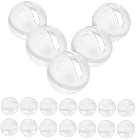 Gatuida 30stücke Rasselkugeln aus Kunststoff für Babyspielzeug Geräuschbälle für Puppenzubehör und Haustierspielzeug Diy-bastelmaterial für Neugeborene und Puppenreparatur