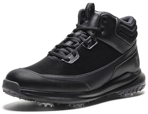 FootJoy Men's Stormwalker Boot Golf Shoe, Black, 12 UK Medium