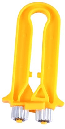 Abaodam Rahmen Drahtspanner Crimp Spannwerkzeug für Bienenstockrahmen mit Robustem Metallrad und Ergonomischem Kunststoffgriff Orange für Präzises Anziehen und Fixieren von Rahmenkabeln