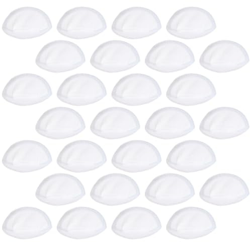 NOLITOY 100 Discos Absorbentes Desechables para Lactancia Materna, Material No Tejido Blanco, Protección contra Humedad y Penetración Inversa, Ideales para Recién Nacidos