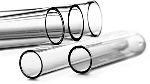 Tuuters 1000 Stück Kunststoff Reagenzgläser mit Verschlüssen aus Kork oder PE | Hochwertig ✓ (105 x Ø 17mm, ohne Verschluss)