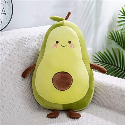 Nicole Knupfer Peluche de aguacate, cojín de aguacate de peluche, regalo para niños/adultos (B-30 cm)