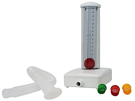 Atemtrainer IN-OUT von ATC - Atemtrainer für Ein- und Ausatmung, Therapie, Logopädie, Ergotherapie, Lungentraining, Lungentrainer, Atemtrainer