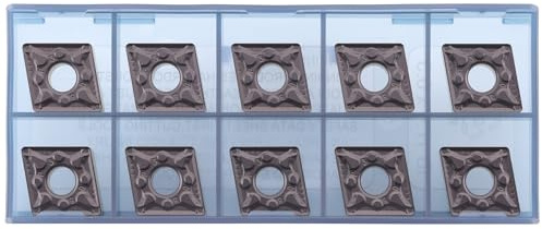 CDBP CNMG120408 CNMG432 Inserti in Carburo di Tungsteno per Tornitura CNC, Inserti Indicizzabili per Acciaio e Ghisa, Utensili Professionali, 10 Pezzi