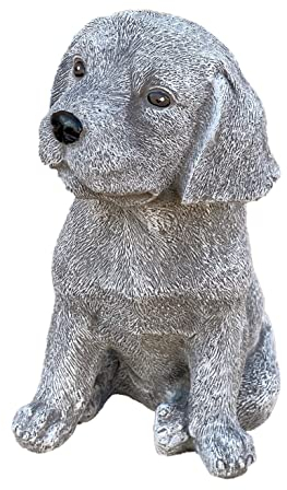 stoneandstyle Steinfigur Beagle Welpe frostfest Steinguss