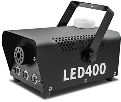 AAGAZA Machine à fumée, Machine à Brouillard, 400 W, Parfaite for Mariage, Halloween, fête et Effet de scène /11 (Color : Remote Control LED Green Light, Size : 400W)