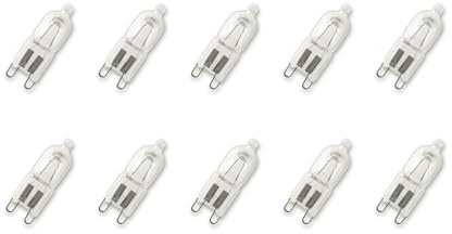 Osram 10er Pack Halopin 66720 Halogenstift 20 Watt 230 Volt G9 warmweiß dimmbar 235 Lumen | Halogenlampen | Stiftsockellampe