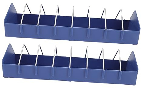 FRCOLOR Taubenfutterspender Kunststoff 40cm Futterbox Für Taubenkäfig Futtertrog Für Kleine Vögel Leicht Zu Reinigen Langlebig