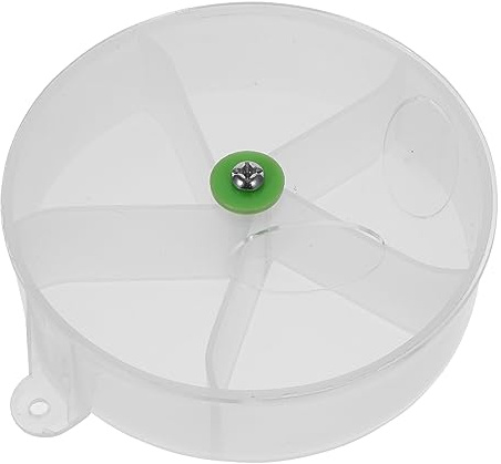 COLLBATH Acryl Futterbox Gittern Futterkugelfach mit Mehreren für Papageien | Weißes Futterspielzeug für Vögel, Befestigbar Am Käfig, Bissfestes und Verschleißarmes Zubehör für Conures