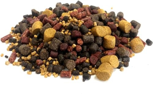 1.25kg Mixed Sinking Fishing Pellets 2-11mm - Our No 1 Selling Fishing Bait XLW