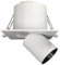 IWIIK Lampara de techo LED orientable y ajustable blanca, gran luminosidad, color de luz seleccionable 3000K-4200K-6500K, UGR<19, foco moderno blanco empotrable para interior (6W Base Cuadrada)