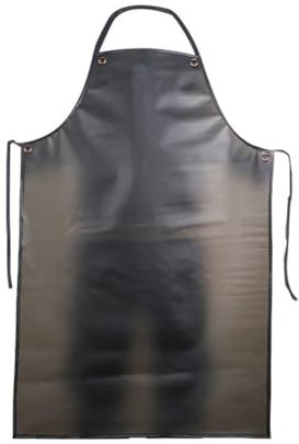 KCHYCV Grembiule da lavoro da uomo, in PVC, abbigliamento protettivo, impermeabile, a prova di olio, grembiule regolabile, per autolavaggio, laboratorio, macellaio, cucina, barbecue, industria, adatto