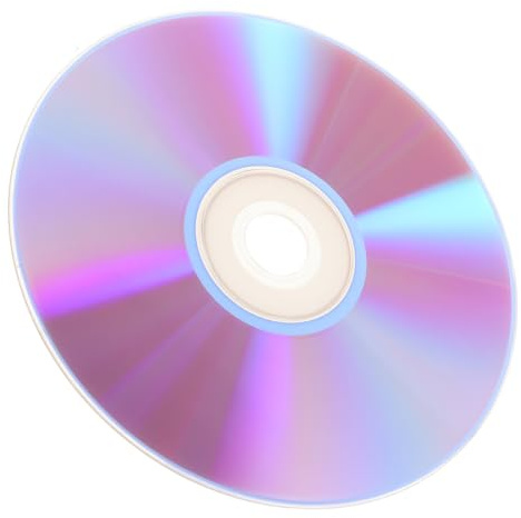 Kisangel CD-r Vierges Grosse Capacité en Plastique Léger pour Enregistrement Audio Numérique Rangement Pratique pour Musique Plusieurs Styles