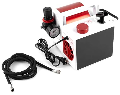 Toplionace Pompe à Air de Bureau Haute Performance AC100-240V, Compresseur D'air Portable 1, 3 L HM-05