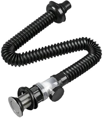 CGACCSD Flessibile sifone per lavabo, raccordo di scarico con flessibile estensibile, estensibili per la pulizia del lavabo, WC, doccia, vasca da bagno, campeggio, auto