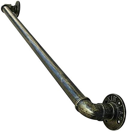 Garde-corps en fer forgé pour balcon, terrasse et fenêtre – Balustrade d'escalier d'intérieur et d'extérieur disponible en longueurs de 80 cm à 300 cm – Garde-corps sûr et élégant