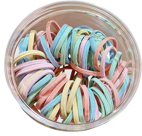 Bunte, stilvolle Haar-Accessoires, verdickte, flexible Pferdeschwanz-Ringe ohne Haken, verschiedene Farbtöne, Pferdeschwanz-Halter, rutschfest