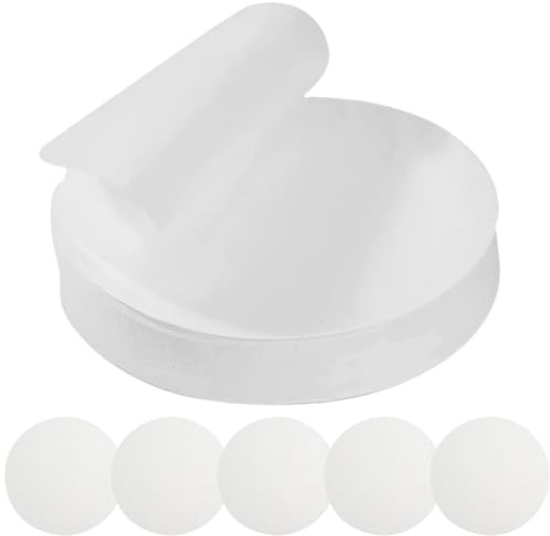 QUMIIRITY Papel para Hornear Hamburguesas y Pan Redondo 13 Cm Papel Antiadherente Resistente Grasa 200 Hojas (2 Paquetes de 100) para Uso Diario en Horno y Parrilla