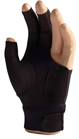 Manuel Gil Handschuh Billard IBS Glove Gold Mesh Black