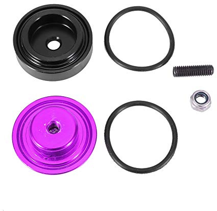 Aramox Car Wiper Delete,Aluminium Alloy Rear Wiper Delete Plug Cover Kit Accessory(Purple)
