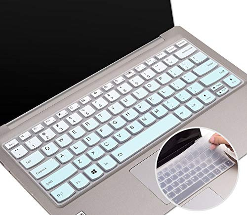 Tastatur-Abdeckung für Lenovo Yoga 6 13,3 Zoll, Lenovo Flex 14, Lenovo Yoga C940 C740 14 Zoll, Lenovo C930 14 Zoll, Lenovo Yoga 730 720 720s 13,3, Lenovo Yoga 720 12,5 Zoll (Mint+transparent) 2 Stück
