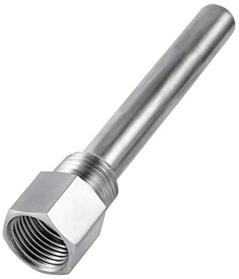 PUSOKEI Puits thermométrique de Bouilloire Rapide à Longue durée de Vie, puits thermométrique à Trou d'épingle sans Bulles, puits thermométrique