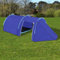 XIAOGUANG Camping-Zelt 4 Personen, Zelt 4 Personen, Tunnelzelt, Familienzelt 4 Personen, Bfull Zelt, 4-Personen-Zelt, Großes Zelt, Marineblau/Hellblau