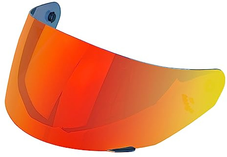 Shkalacar Helmvisier Ersatz für LS2 FF352/384/351/369/802, Integralhelm Motorrad Helm Visier Windschutz Helmlinse Helm Visier Folie
