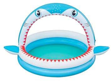 Bestway | Shark Kids Inflatable Sprinker Play Pool 1.63 m x 1.27 m x 92 cm