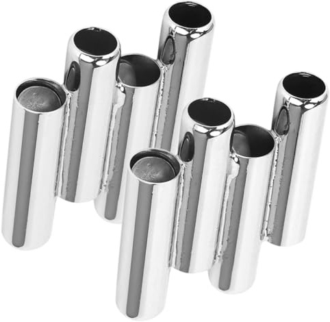 VICASKY 2stücke Violinen-tuner Aus Edelstahl Für Geige Und Erhu Tragbares Metall-stimmgerät Mit Mundblas-funktion Präzise Tonhöhen-anzeige Kompakt Und Robust
