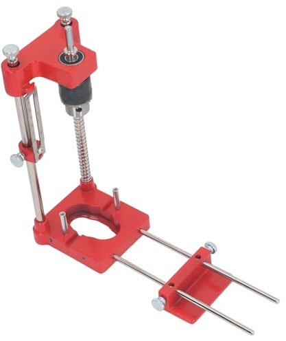 Guide de Perçage Portable, Fixation de Gabarit de Perçage de Précision pour Percer des Trous Coudés ou Droits, Fixation de Guide de Perçage Réglable, Outil de Guidage de Gabarit