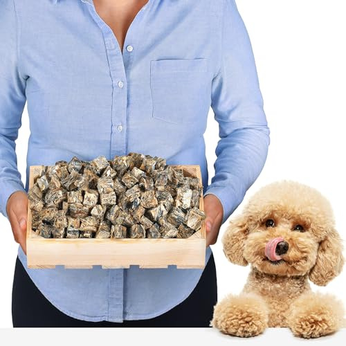 Kabeljau-Würfel für Hunde 1kg (ca. 190-210 Stück), natürlich