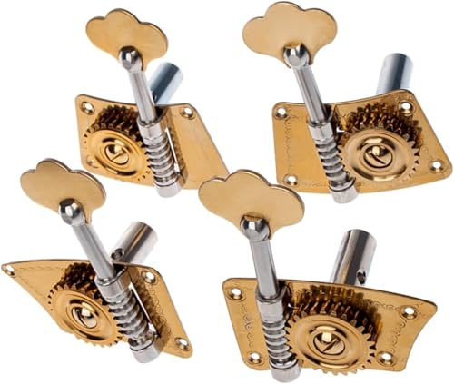Bass-Stimmwirbel, Kontrabasszubehör, Bass-Mechanikkopf-Tuner, aufrechte Kontrabassteile, Bassgitarren-Stimmgeräte, Violinen-Stimmtasten, Messingmaterial