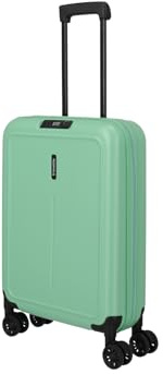 Travelite Koffer Handgepäck mit 4 Rollen für Condor + Ryanair, integriertes Zahlenschloss, Bordtrolley Basics: Kompakter Hartschalen Trolley mit Volumenerweiterung bis 38 Liter, 55x40x20 cm, 2,9 kg