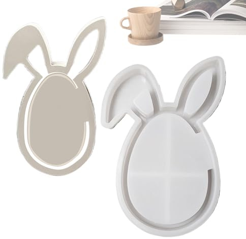 pasquali - Utensili da pasticceria riutilizzabili antiaderenti | di coniglio e uova per dolci per feste - per fondente sapone candela festa di primavera compleanno