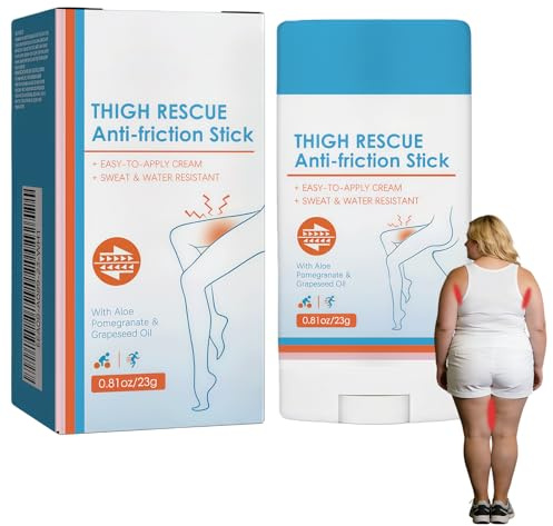 Anti Chafing Stick, Anti Chafing Cream & Anti Chafe Balm - Waterproof Smooth Anti Friction Stick for Runners & Bodybuilders | Cream Stick for Heels, Thighs, Legs & Arms All-Day Protection