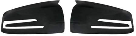 Tür Spiegelkappen Rückspiegelabdeckungen Für Für Benz Für W204 E W212 W176 W246 Für CLS C218 Für GLA X156 ABS-Kohlefaser Schwarz Glänzend(Bright black)