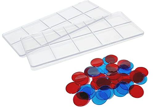 DuskHaven 2 Stück Zehnerrahmen Set Lernspielzeug Mathematik Magnetische Zählchips Rechenschieber für Schüler Vorschule Grundschule Frühförderung