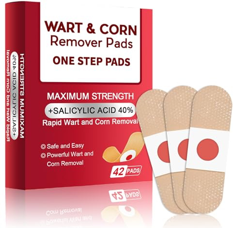 42PCS Parches Para Eliminar Durezas En Pies, Corn Remover, Parche Adhesivo Para Cuidado De La Piel, Parches Quita Para Manos Y Pies, Ayuda A Ablandar Callos Y Durezas, Para Adultos Y Niños
