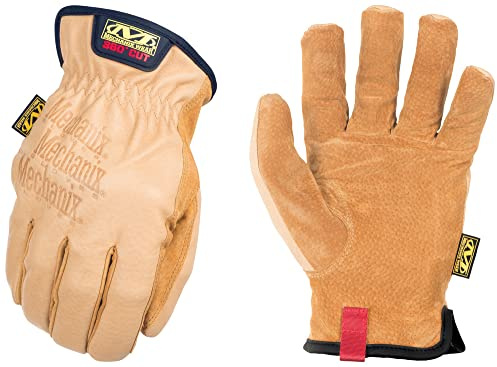 Mechanix Wear Guantes DuraHide® Driver F9-360 (Grande, Piel DuraHide®)