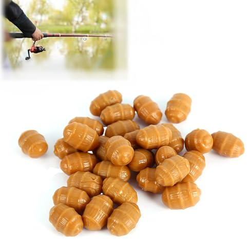 30pcs Leurres de Pêche - Baits - Appâts à Noix tigrées - Légers - Flottants - Portable D'appâts de Pêche à la Carpe