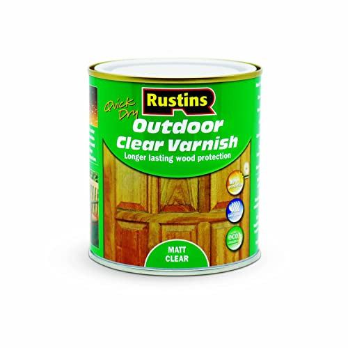 Rustins Quick Dry Outdoor Clear Varnish 500ml Matt