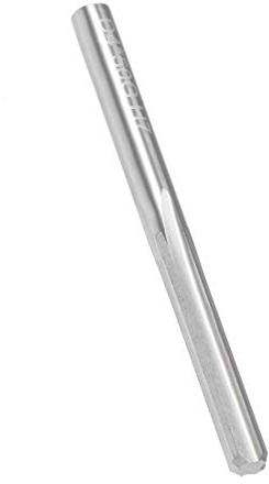 uxcell 4mm Chucking Reamer, Tungsten Carbide Lathe Machine Reamer H7 4 Straight Flutes, Round Shank Milling Cutting Tool, for Stainless Steel Alloy Copper Metal