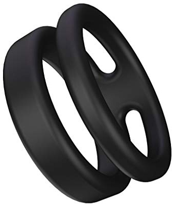 Silikon Dual Penis Ring für Männer oder Paare | Premium Stretchy, Länger Härter Stärker Erektion, Cockring, Erektion Verbessernd