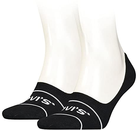 Levi's FOOTIE, Black, 43/46 (pack of 2)