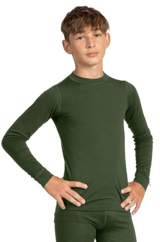 menique Camiseta unisex de manga larga para niños y niñas de merino orgánico