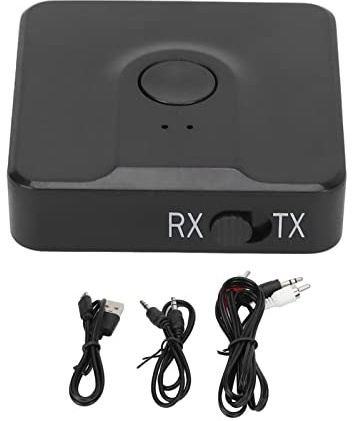 Bluetooth Sändare Mottagare, Ta Emot + Sända + Samtal 3 i 1 Multifunktion V5.0 Bluetooth-adapter för TV Bil PC MP3-spelare Hemmabio