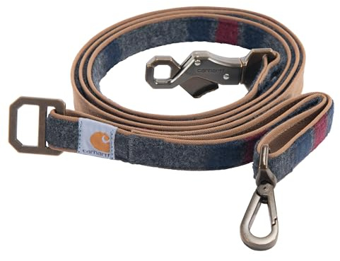 Carhartt Blanket Stripe Leash | Strapazierfähige Hundeleine für Hunde, reflektierende Nähte für Sichtbarkeit