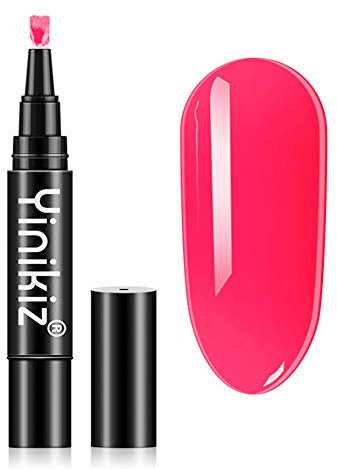 Nagellackstift, One Step Gel Nagellack, 3 in 1 Nagellack Stift One Step UV Gel Nagelgel Nail Polish LED Gel Nagellack Pen, Nail Polish Pens für Nail Art Salon